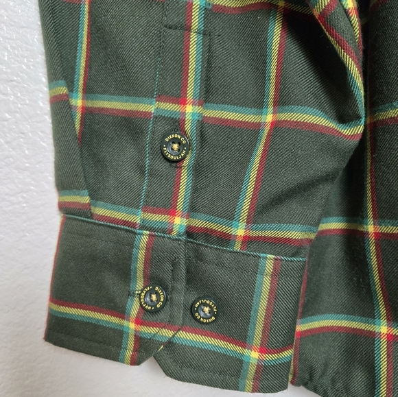Dixxon Flannel Shirt Flysouljah Green Plaid Men Plus Size 3X New no tag - Picture 11 of 15